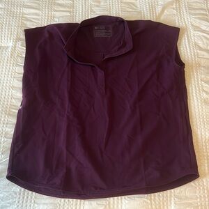 Purple figs scrub top